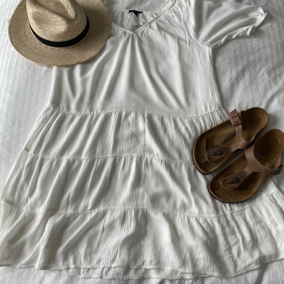 RW& CO Layered Hem Shift Dress / Cover Up (BNWT) - Size M - Picture 5 of 8